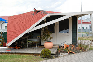 Roof after Hurricane